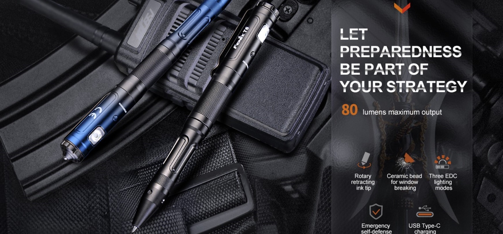 Fenix T series - Tactical Pen SvetelnaPosta